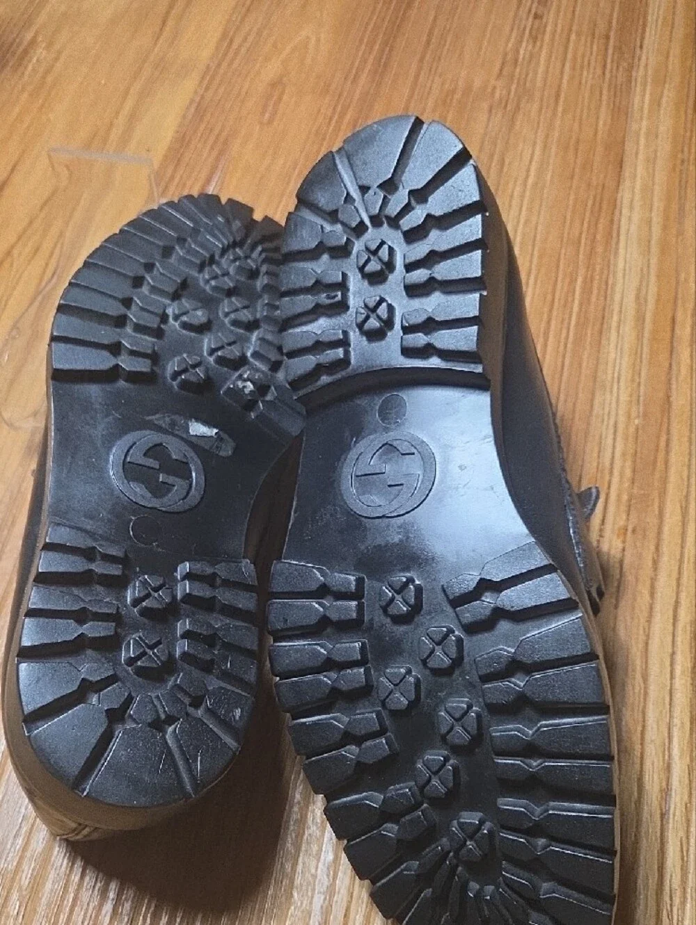 GUCCI Made In ITALY Black Leather Bit Loafers